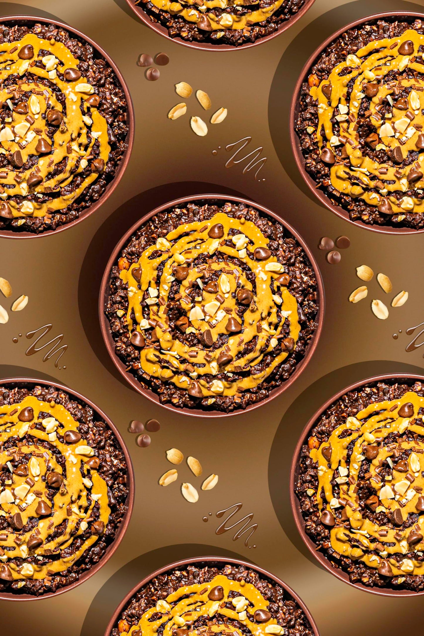BrOats High Protein Oatmeal With 30g Of Protein Per Serving - Protein Packed Gluten Free Delicious Tasting High Protein Oats (Pack of 1  Nutty Chocolate)