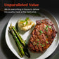 MeatWorks USDA Prime Steak Assortment Box - 4 Ribeye (12 oz), 2 NY Strip (12 oz), 2 Filet Mignon (8 oz) - Gourmet Steak Pack