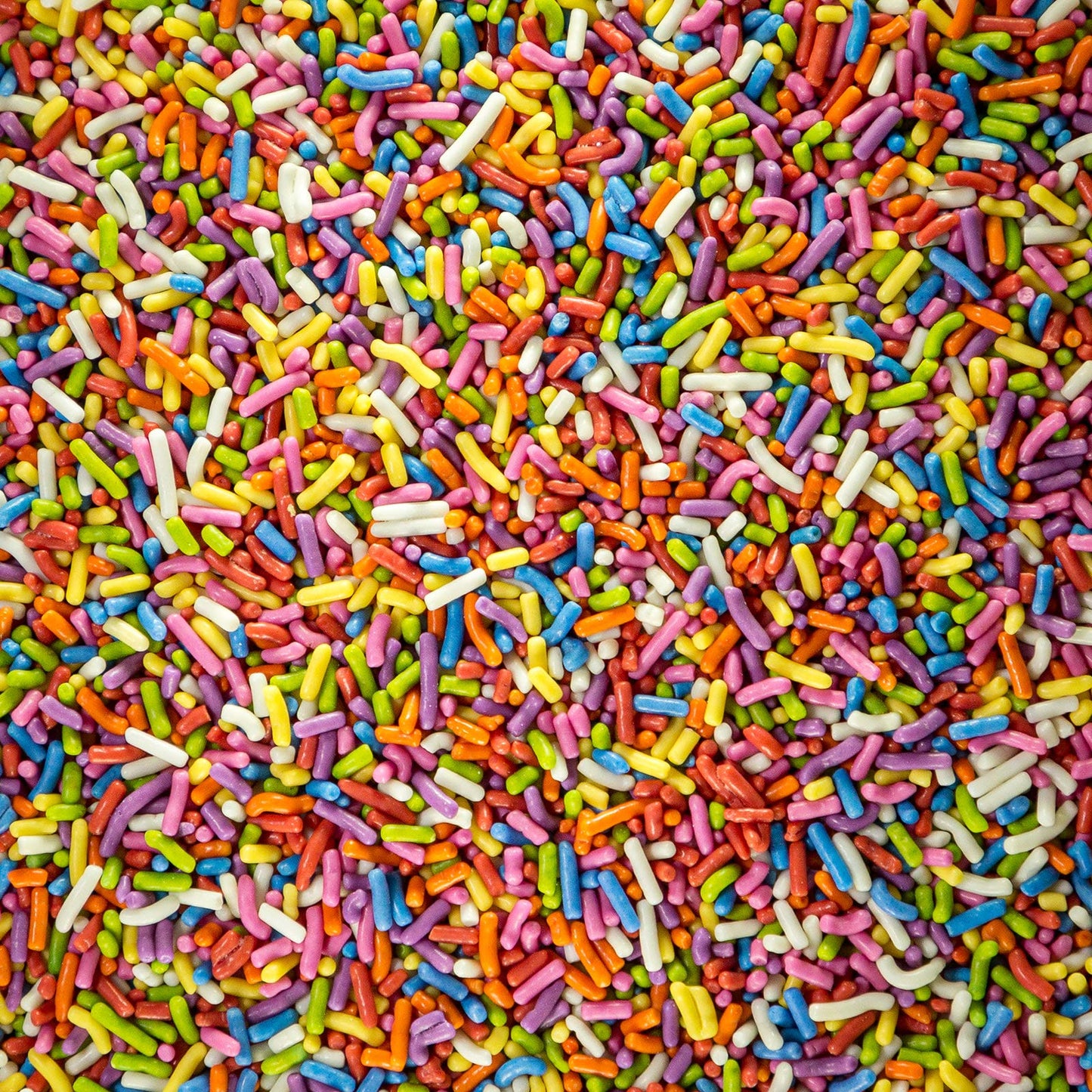 100% NATURAL RAINBOW SPRINKLES - NATURAL COLOR, DAIRY FREE, NUT FREE, GLUTEN FREE, SOY FREE, VEGAN, EGG FREE AND KOSHER ,1.5 LBS