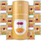 Teabloom Caffeine-Free Blooming Teas Gift Canister - 12 Assorted Flowering Teas