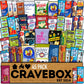 CRAVEBOX Healthy Snack Box Variety Pack - 45 Count Care Package for Men, Women, Kids - Nutritious Assortment for School and Home