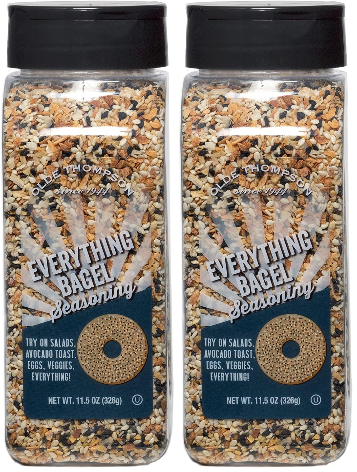 Olde Thompson Everything Bagel Seasoning, 11.5 Ounce (Pack of 2)