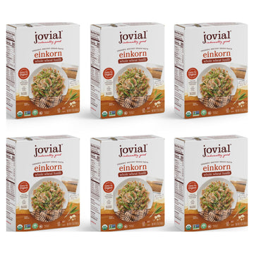 Jovial Einkorn 100% Organic Whole Grain Fusilli - Einkorn Pasta, High Protein, Non-GMO, USDA Certified Organic, Lower Carb, Deli