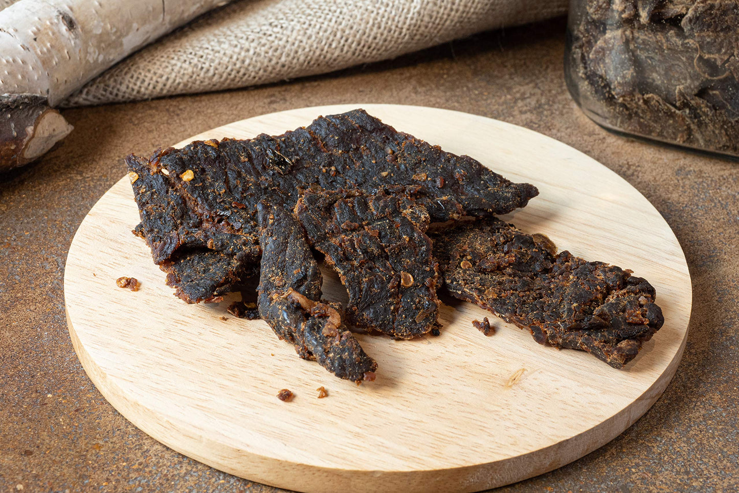 Jerky.com All Natural Ghost Pepper Beef Jerky - Extra Spicy, High Protein Snack - 2.5 Ounce Pack