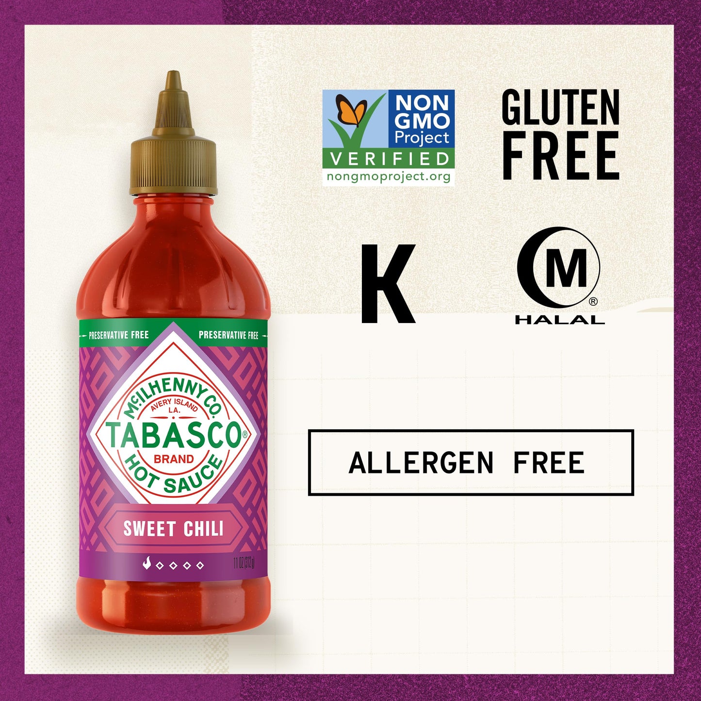 TABASCO Brand Sweet and Spicy Sauce, 11 Oz (Pack of 1)