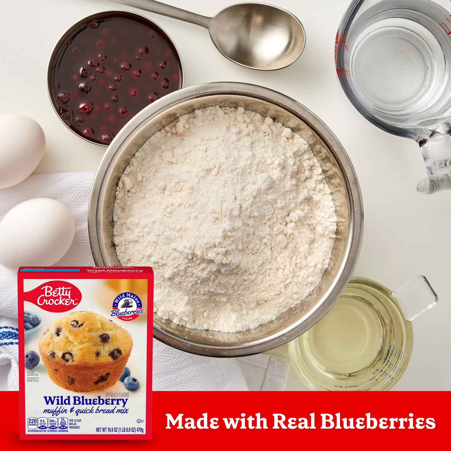 Betty Crocker Wild Blueberry Muffin And Quick Bread Mix, 16.9 Oz.