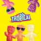 Sour Patch Kids Tropical Soft & Chewy Candy, Bulk Candy, 12 - 3.5 Oz Boxes