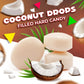 Coconut Filled Hard Candy | 1 Pound Bag - Approx. 90 Count | Tropical Treat With Creamy Filling