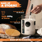 Oscars Bakery Sourdough Starter Jar Kit – 40 oz Glass Crock with Lid, Includes Accessories & Recipe for Bread Baking