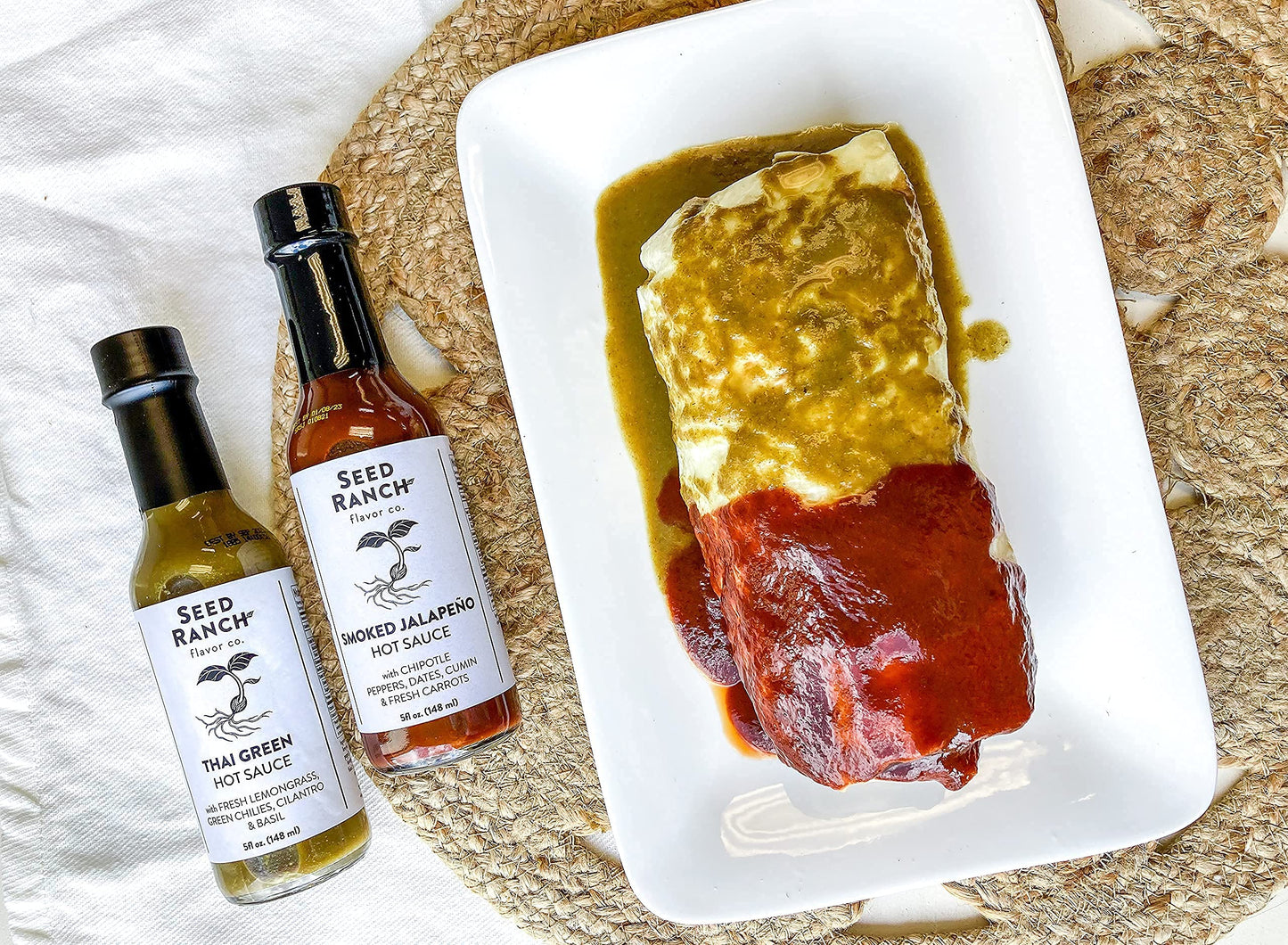 Seed Ranch Gourmet Smoked Jalapeno Hot Sauce - Medium Heat - 5 Fl Oz - Vegan, Non-GMO