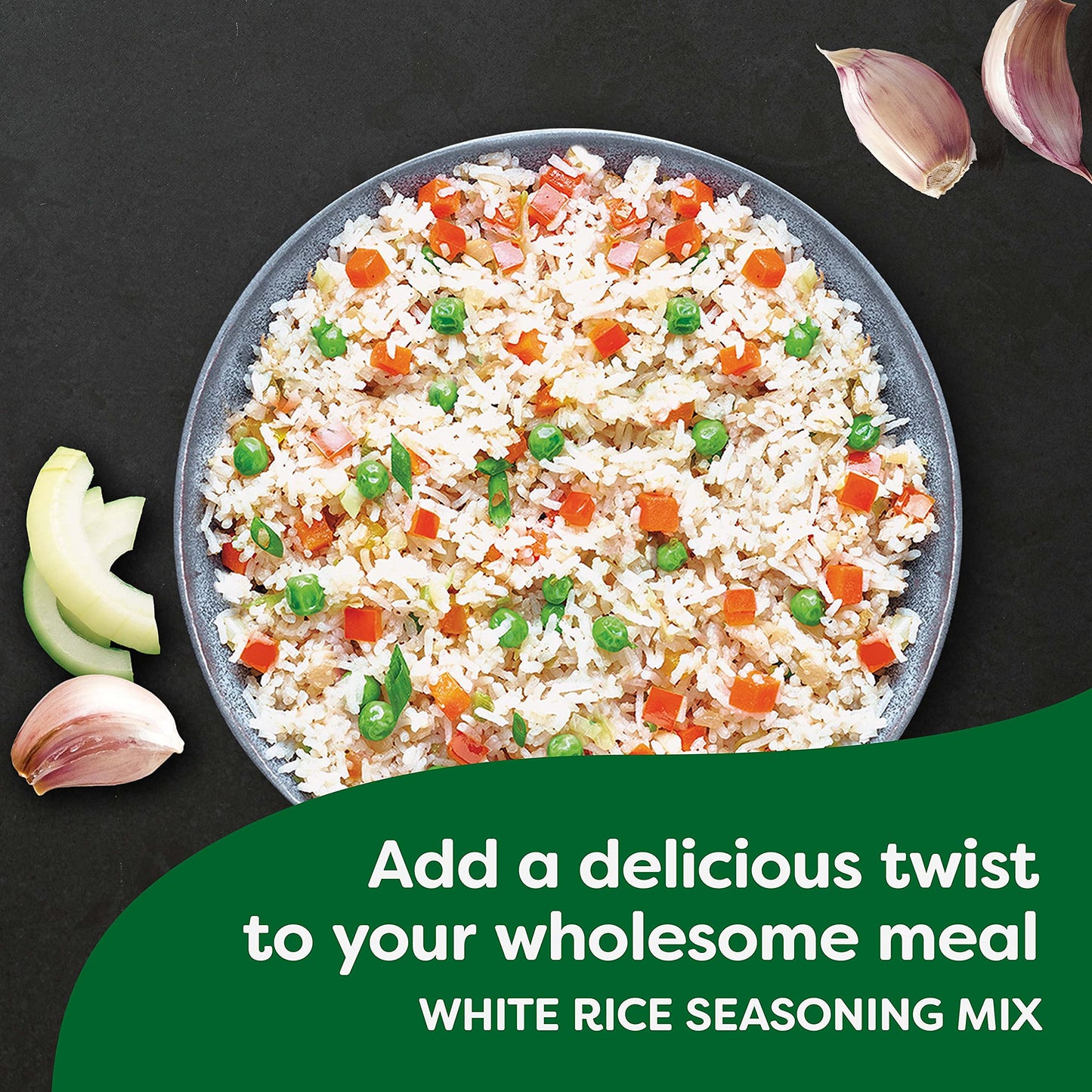 Knorr Rice Seasoning Mix, Authentic Flavor, 1.69 oz, Pack of 12, White