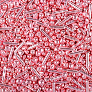 Rose Gold Sprinkles For Cupcakes, Rose Gold Pearl Sprinkles, Candy Pearls For Cake Decoration, Cupcakes, Ice Cream Topping, Maca