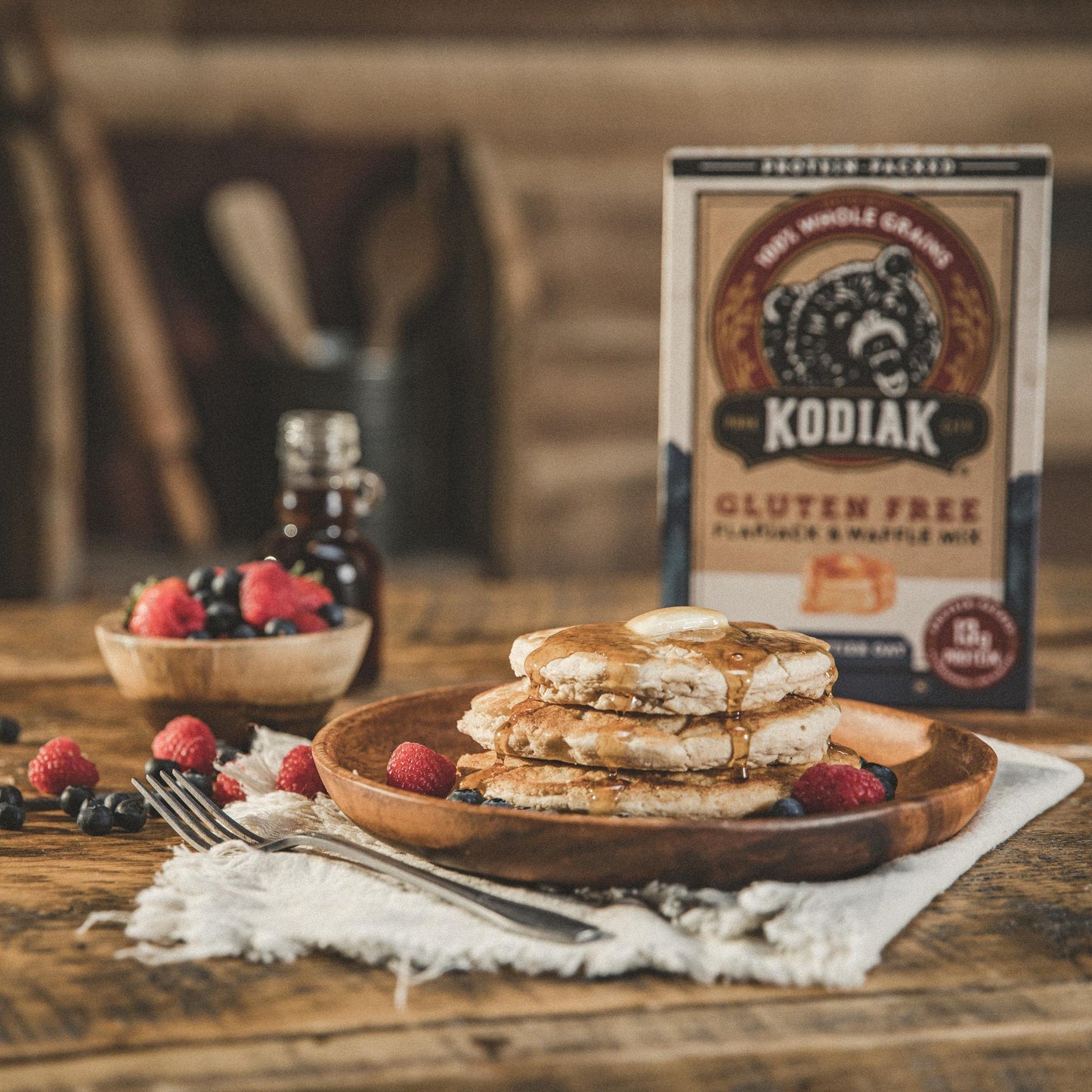 Kodiak Gluten Free Flapjack, Pancake & Waffle Mix, Frontier Oat, High Protein,100% Whole Grains (Pack of 1)