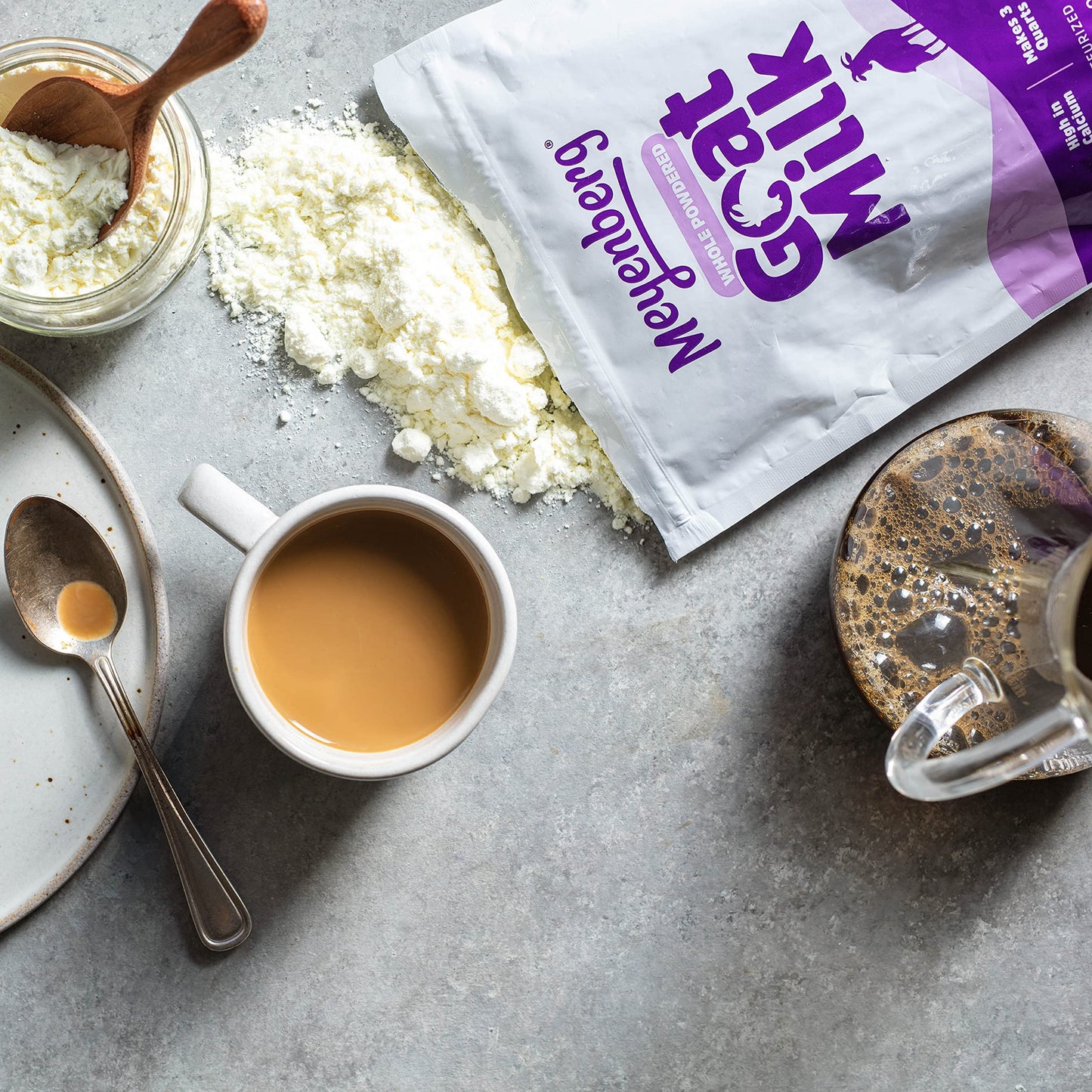 Meyenberg Whole Powdered Goat Milk, 12 Ounce, Resealable Pouch, Gluten Free, Vitamin D (Pack Of 3)