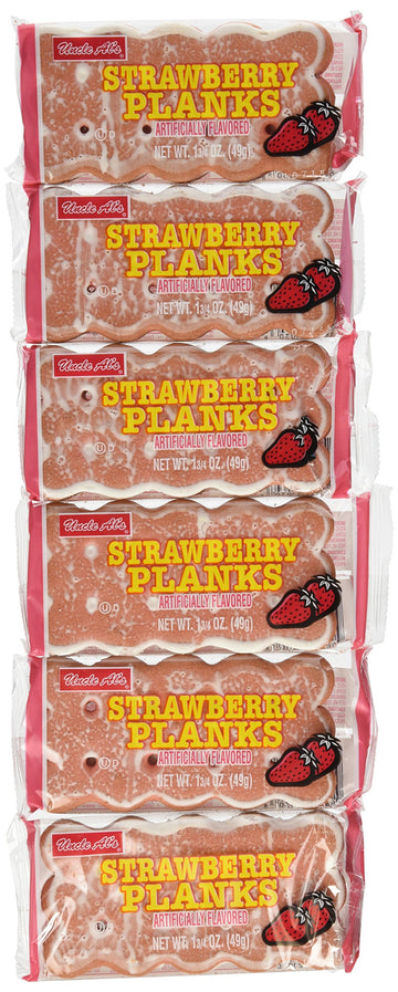 Uncle Al'S Strawberry Stage Plank Cookie 12 Pk.