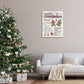 Stupell Industries Homemade Gingerbread Cookies Holiday Cooking Instructions, Designed by Anne Tavoletti Canvas Wall Art, 30 x 4