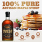 Lincoln County Reserve Pure Maple Syrup, Grade A Dark, 24 Oz Glass Bottle, Bold Flavor, USA Made