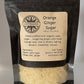DIDI DAVIS FOOD Orange Ginger Flavored Cane Sugar - 5 oz Rice Paper Zip Bag - Light Brown, Orange