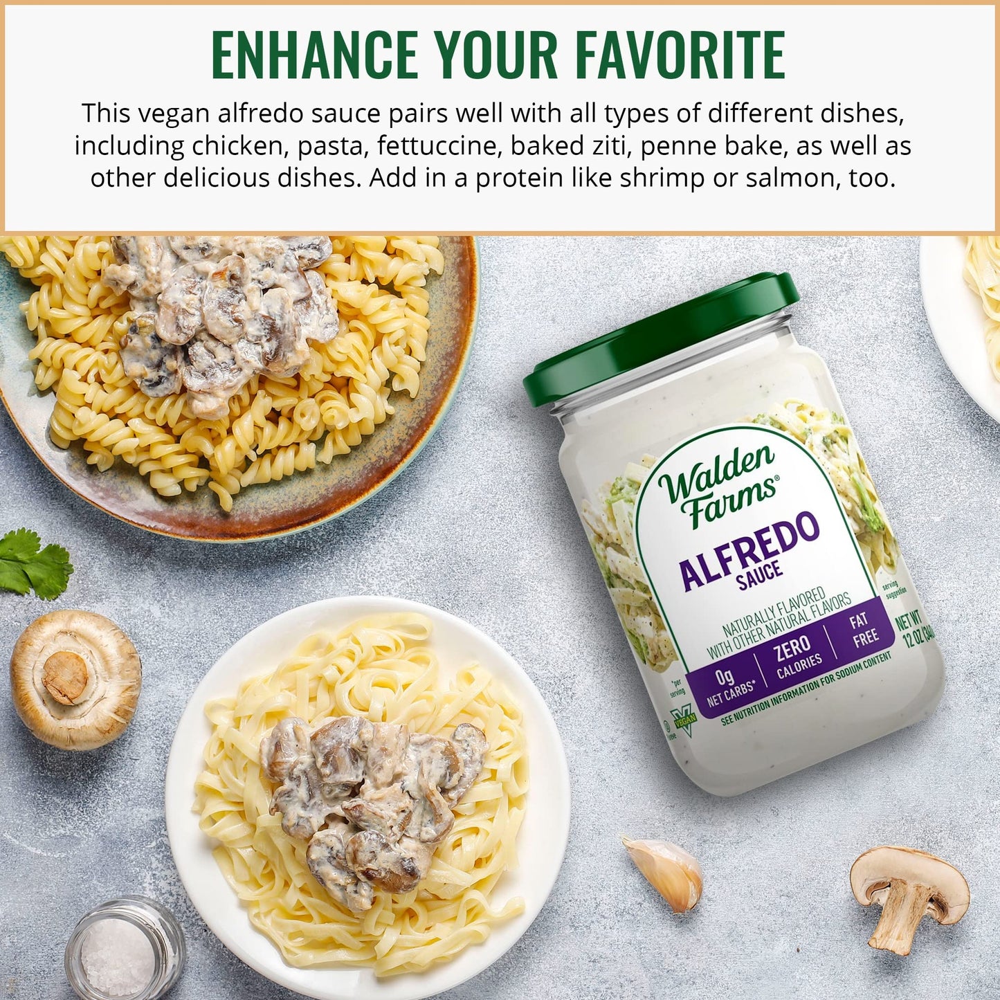 Walden Farms Sauce (12 Fl Oz (Pack Of 2), Alfredo)