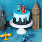4 Pieces City Cake Border Decoration Toppers Stick On Or Lay On Building Images Lighted City Backdrop For Cakes Wrap Desserts Bi