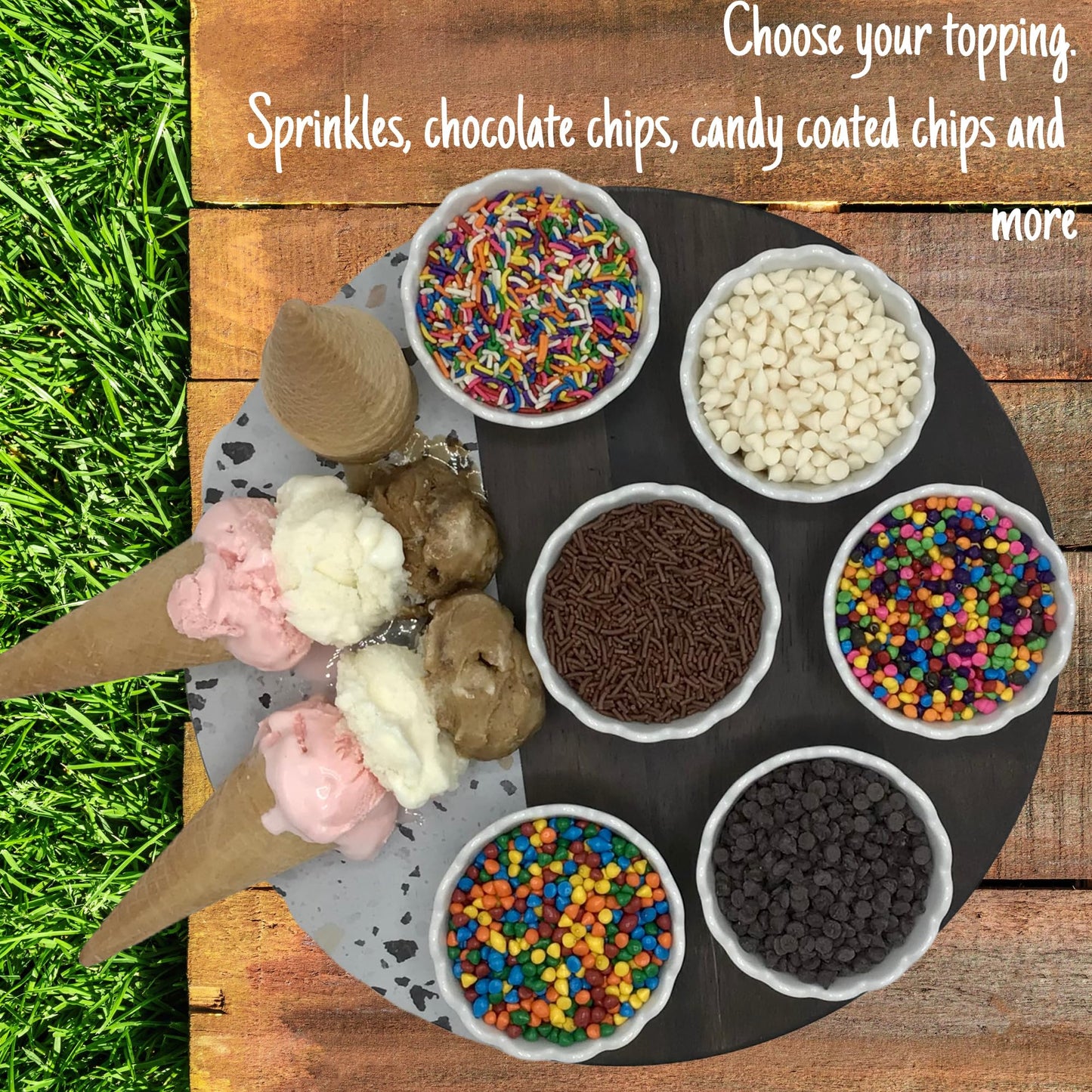 Rainbow Candy Coated Chocolate Chips | 1.5 lbs Cosmic Brownie Sprinkles | Mini Chocolate Baking Chips for Ice Cream & Cake Decor