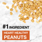 KIND Protein Snack Bar, Crunchy Peanut Butter, 12g Plant Protein, Gluten Free, 1.76 oz, 30 Count