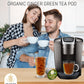 Teavity Green Tea & Ginger Tea Pods - Organic, Dye Free, Unsweetened - 12 Count for K Cup Machines
