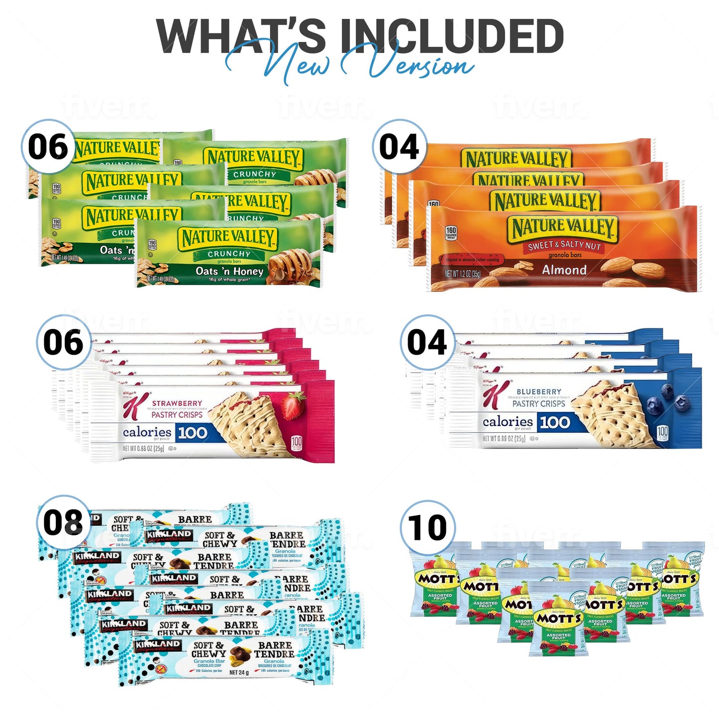 Healthy Snacks, Care Package 67 Count Premium Healthy Mixed Snack Box & Snacks Gift Variety Pack - Great For Home, Lunches, Work