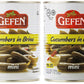 Gefen Mini Pickled Cucumber in Brine, 19oz (2 Pack)