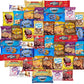 Blunon Cookies Individually Wrapped Variety Pack - 45 Count Bulk Assortment Care Package Sampler Gift Box
