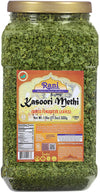 Rani Fenugreek Leaves Dried (Kasoori Methi) 17.5oz (1.1lbs) 500g Bulk PET Jar ~ All Natural | Vegan | Gluten Friendly | NON-GMO 