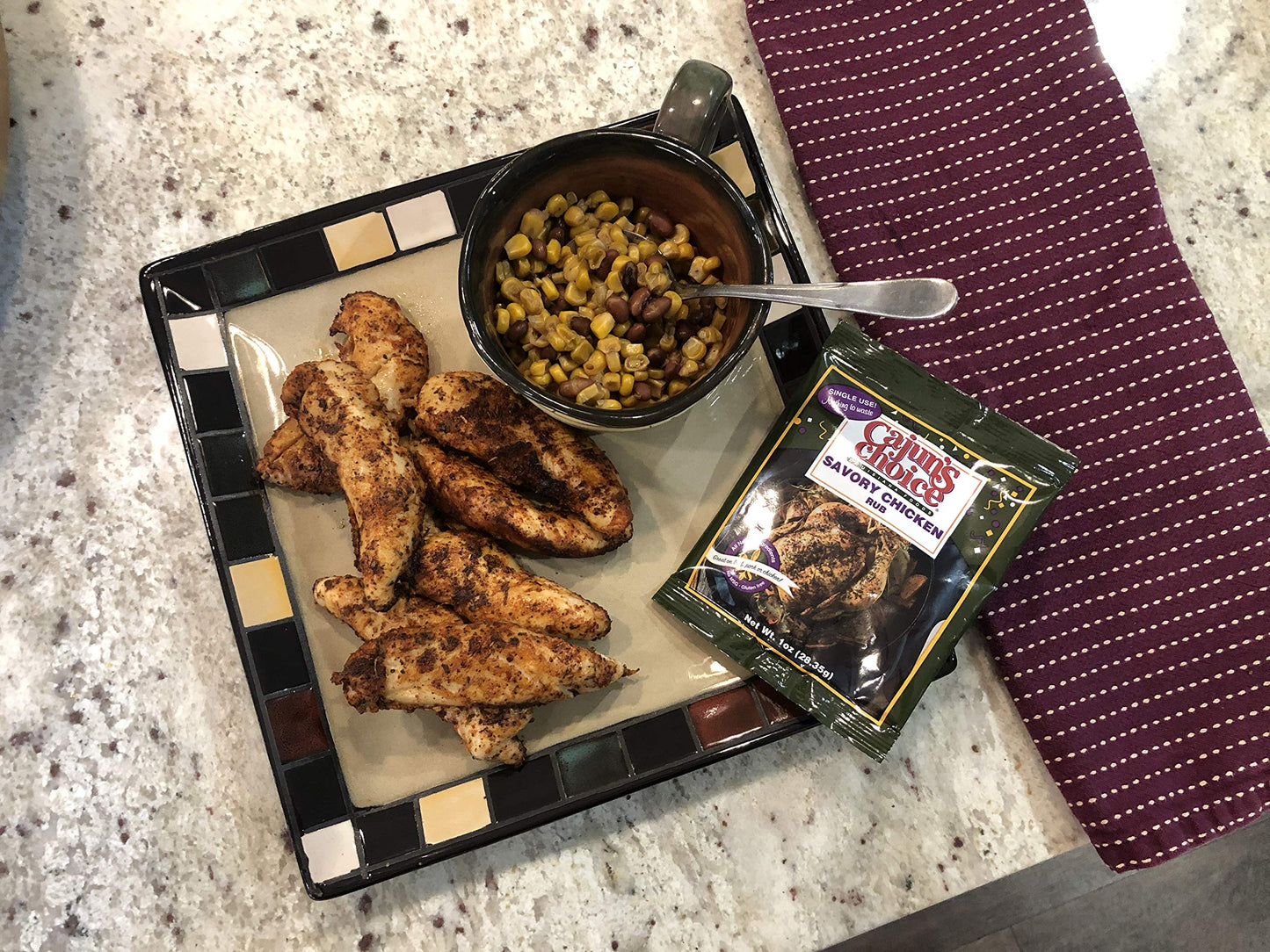 Savory Chicken Rub 1 Oz Cajun'S Choice Louisiana Foods (Pack Of 6)