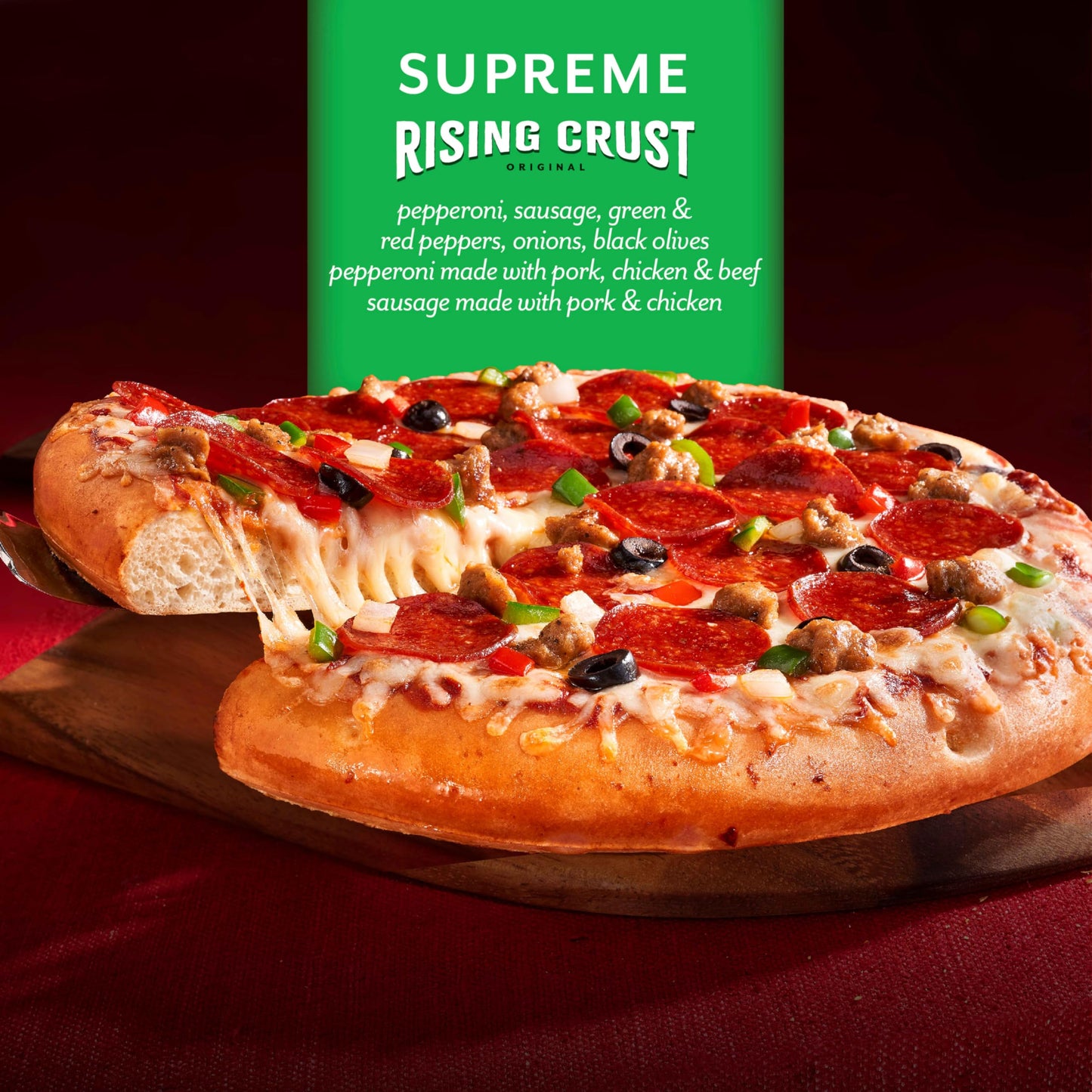 Digiorno Frozen Pizza, Rising Crust Supreme Pizza 29.3 oz