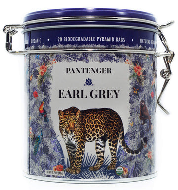 Pantenger Earl Grey Tea Bags | Organic Tea | Finest Ceylon Black Tea Leaves With Bergamot Essential Oil. Black Tea Bags. 20 Sach