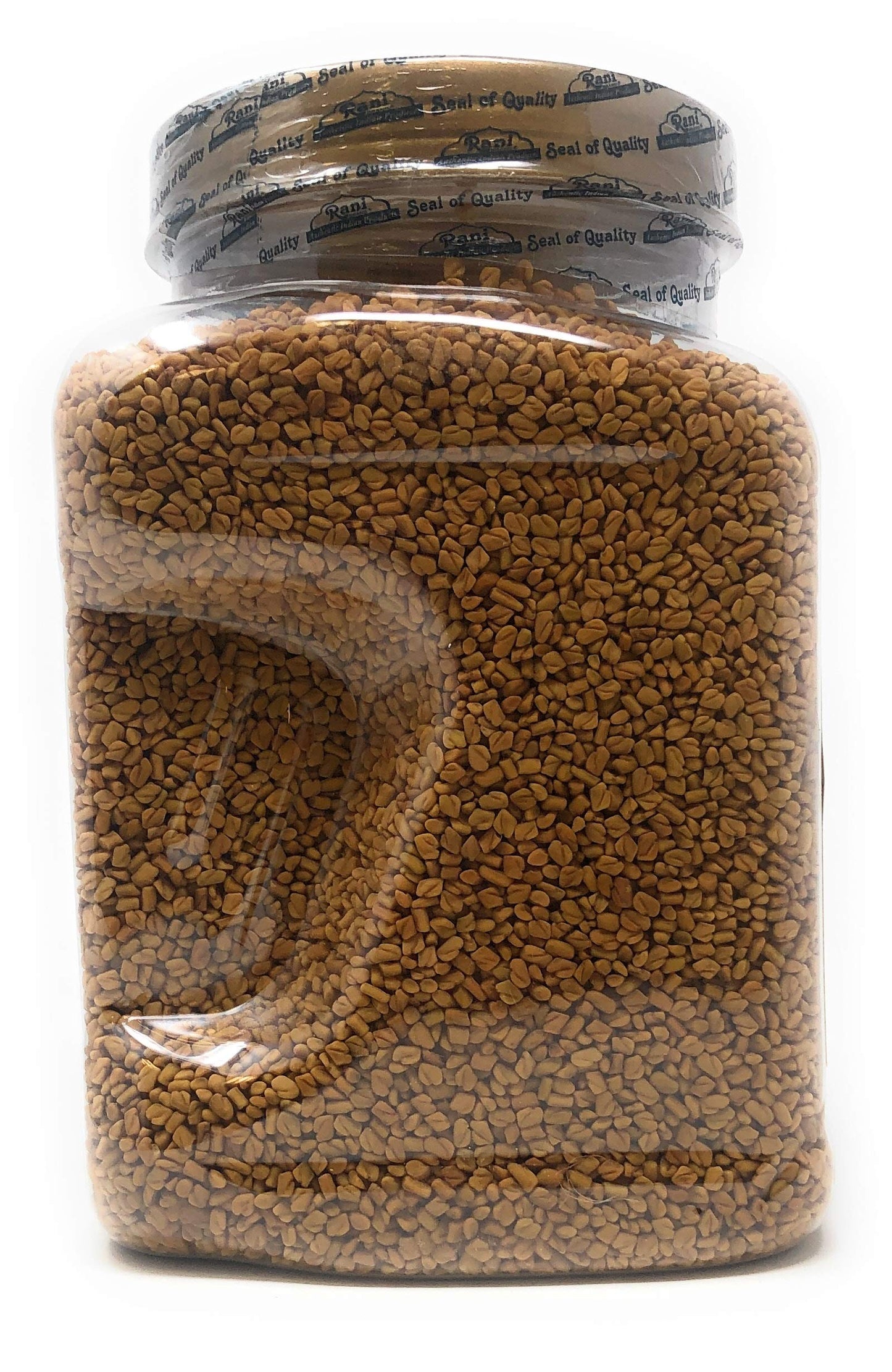Rani Fenugreek (Methi) Seeds Whole 44oz (2.75lbs) 1.24kg Bulk PET Jar, Trigonella foenum graecum ~ All Natural | Vegan | Gluten