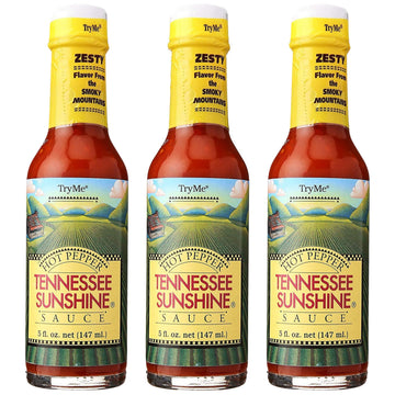 Try Me Tennessee Sunshine Hot Pepper Sauce, 5oz Bottle (Pack of 3)