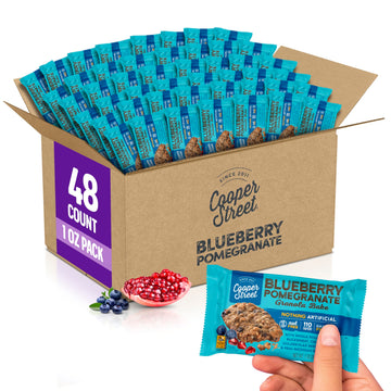 Cooper Street Granola Cookie Bake - Chewy Granola Bars With Chia, Flax, Buckwheat And Oats In Delicious Blueberry Pomegranate Fl