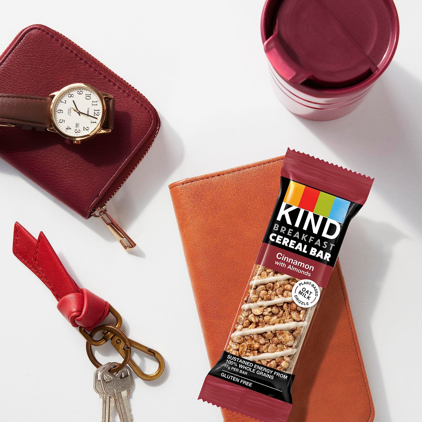 Kind Breakfast Cereal Bars, Gluten Free Snacks, Cinnamon With Almonds, 9.3Oz Box (6 Bars)