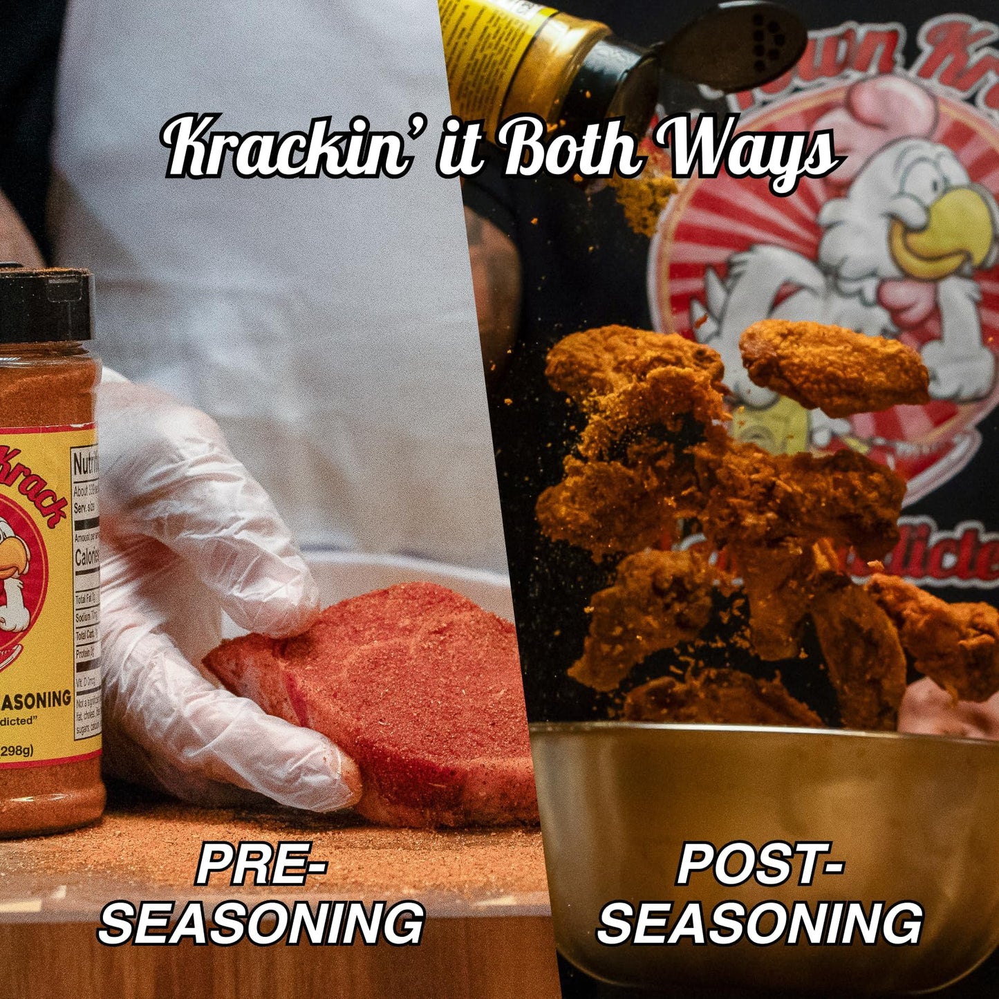 K-Town Krack- Lemon Pepper Chicken Dust Seasoning - Lemon Pepper Seasoning, Bbq Rub Seasoning For Chicken, Beef, Pork, Fish- Chi