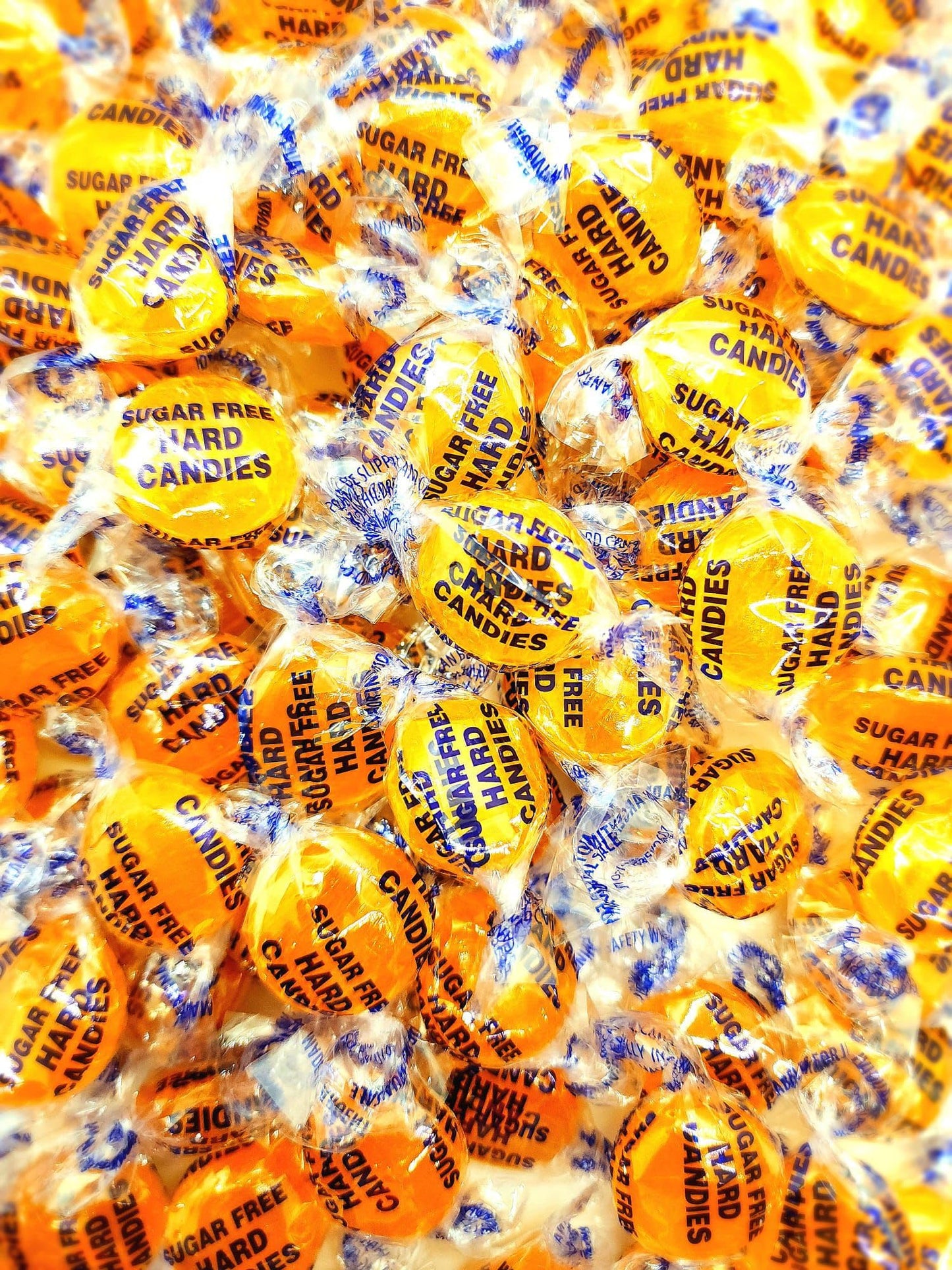 Sugar Free Butterscotch Hard Candy - 1 lb Delicious Bulk Candy Individually Wrapped - Gluten Free, Vegan, Keto Friendly Buttersc