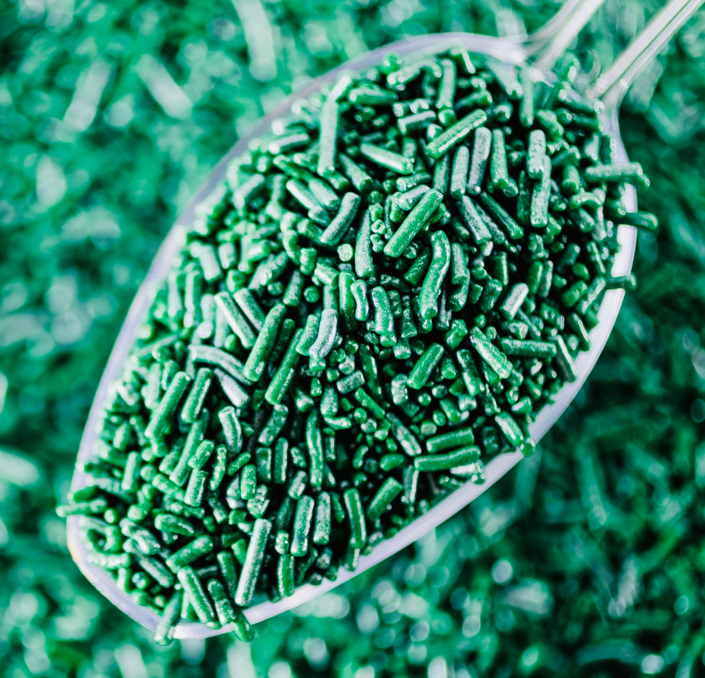 Sweet Evas Shimmer Pearlized Green Sprinkles-Jimmies,Cupcakes,Cookies,Cakes,Decorating,Baking,Topper,Nut Free, Gluten Free, Soy