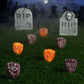 SOUR PATCH KIDS Orange & Purple Halloween Candy Lollipops with Sour Candy Dipping Powder, 20 Lollipops