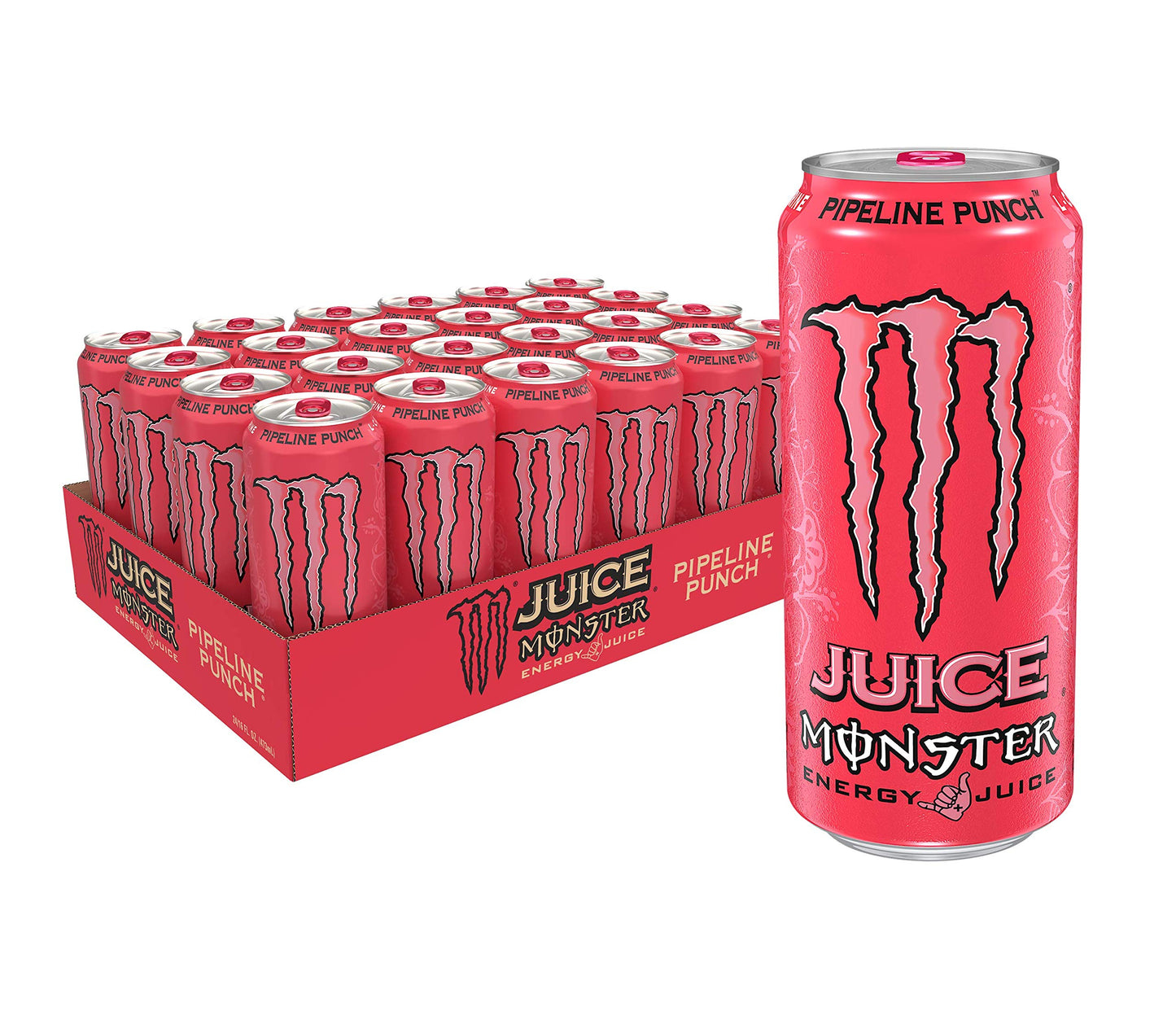 Monster Energy Juice Pipeline Punch, 16 Fl Oz, Pack of 24