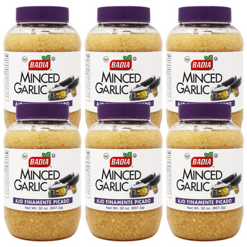 Badia Minced Garlic In Water, 32 Ounce (Pack Of 6)