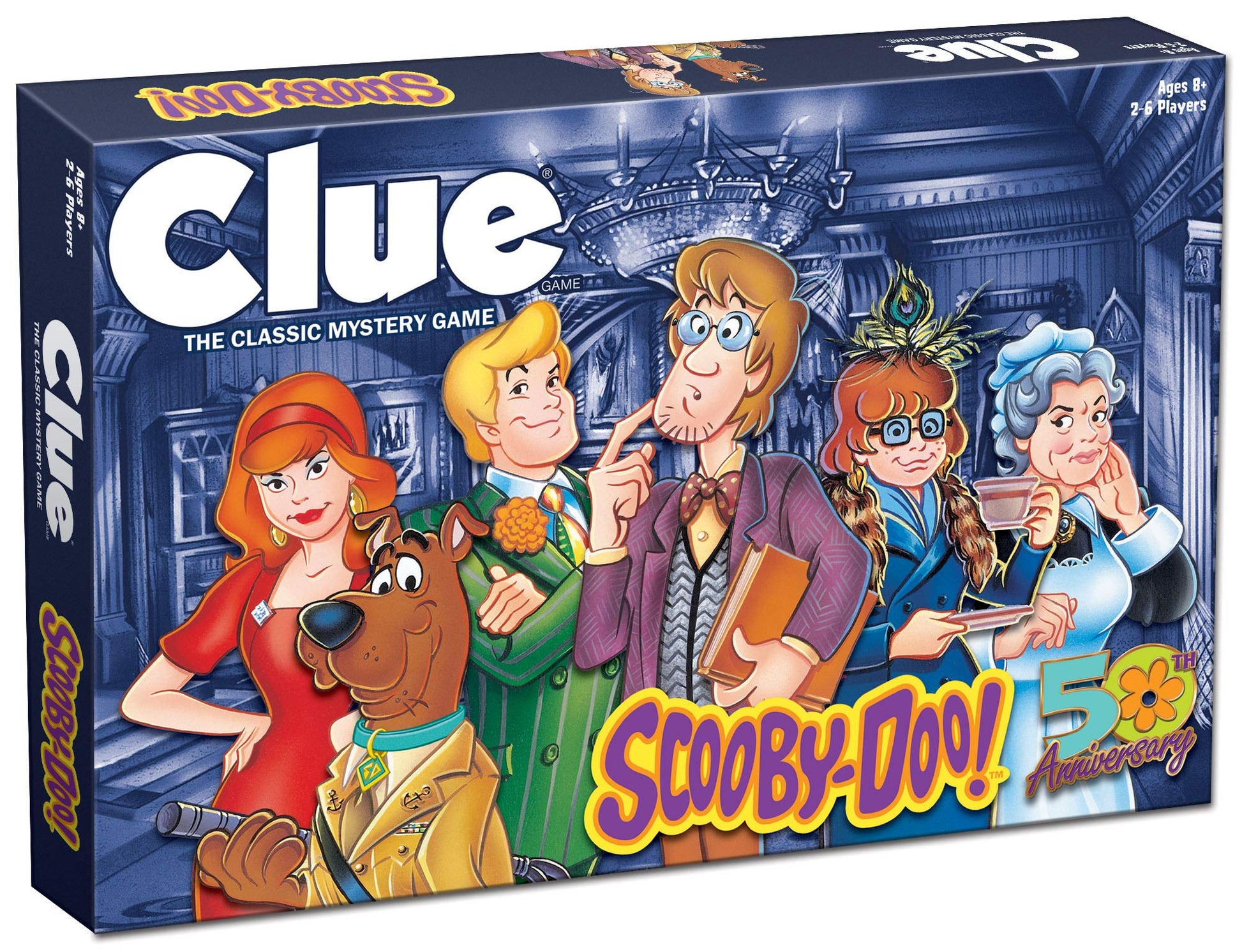CLUE: Scooby-Doo Board Game | Official Scooby-Doo Merchandise Based on The Popular Scooby-Doo Cartoon | Classic Clue Game Featuring Scooby-Doo Characters | Gather The Gang and Solve The Mystery!