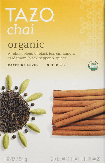 Tazo Tea Chai Org, 1.9 Oz, Pack Of 2