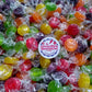 Assorted Flavored Fruit Buttons - 4 lbs of Individually Wrapped Assorted Fresh Sweet Strawberry Orange Grape Raspberry Lemon Sou