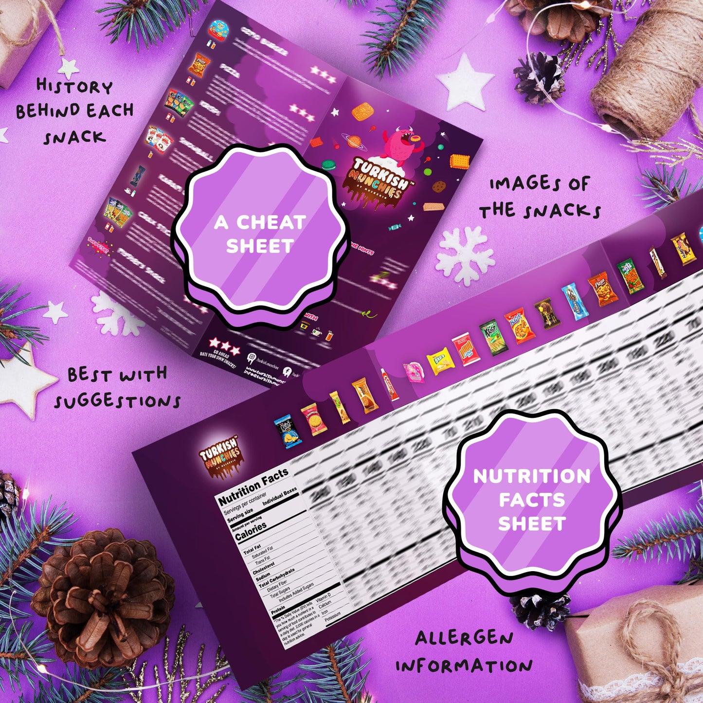 Maxi International Snack Box | Premium Exotic Foreign Snacks | Unique Snack Food Gifts Included | Try Extraordinary Turkish Snac