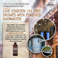 Kombucha Starter Tea | Grow Scoby From Scratch | 16 Oz Bottle | Live Cultures For Brewing 1 Gallon Of Homemade Kombucha Tea | By