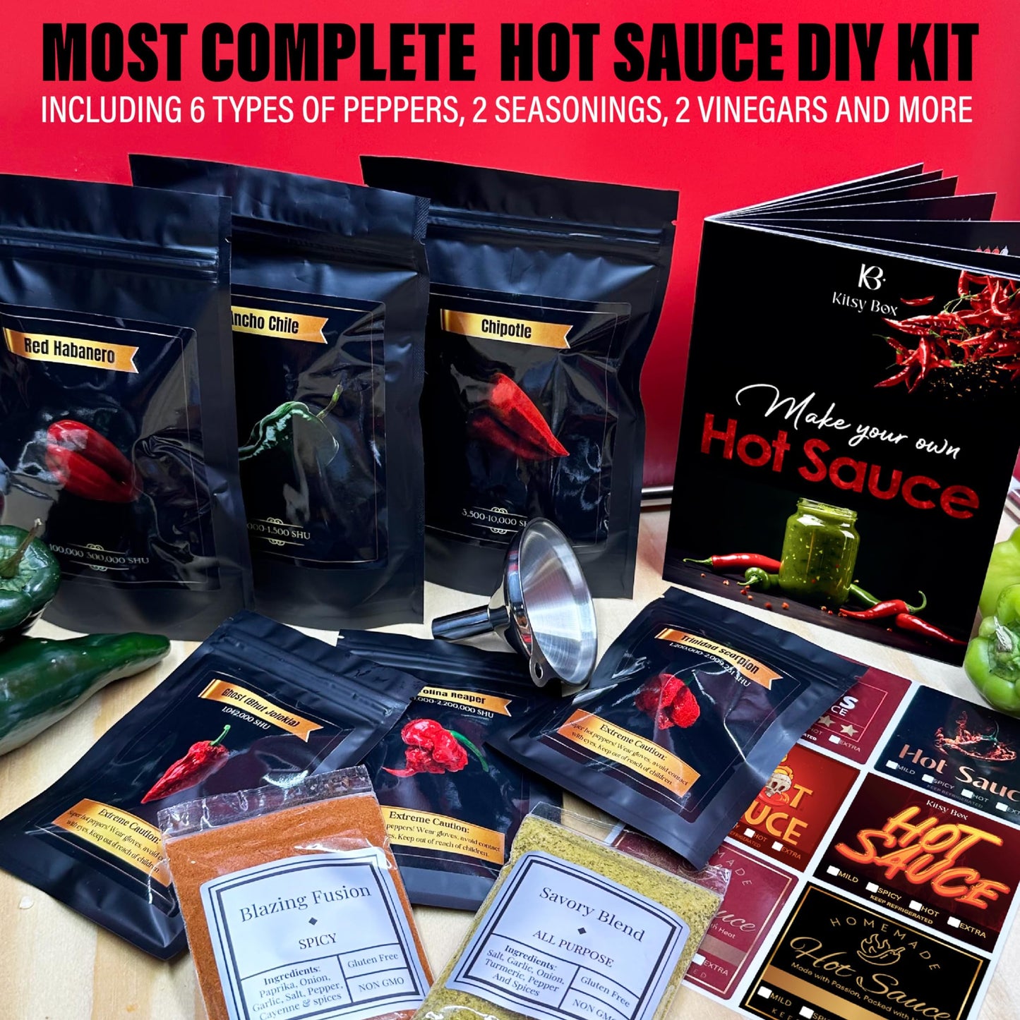 Hot Sauce Kit (3-Pepper Kit)